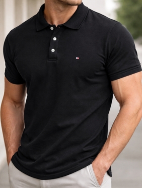 PLAYERA TIPO POLO CABALLERO